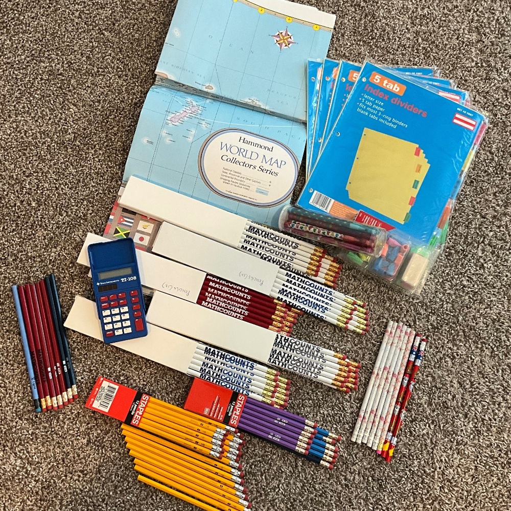 NEW! School Supplies Galore!